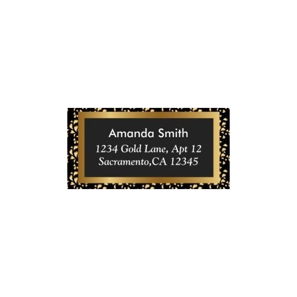 Luxury Return Address Label